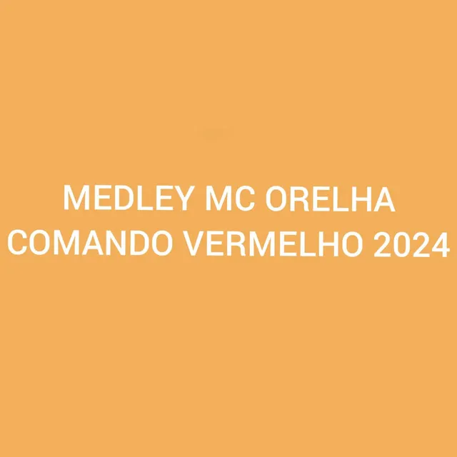 Medley Mc Orelha Comando Vermelho 2024