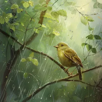 Melodías De Lluvia Binaural: Aves Y Armonía De La Naturaleza - 92 96 Hz by Poder de ondas cerebrales sobrenaturales