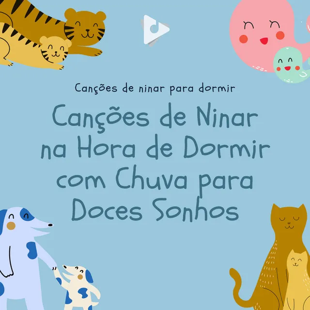 Canção de ninar de Brahms com sons calmantes de chuva (Harpa Instrumental)