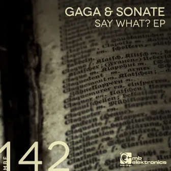 Say What EP by Sonate