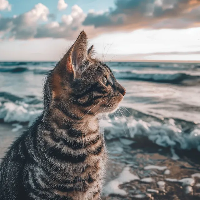 Ronroneo Oceánico: Música Relajante Para Gatos