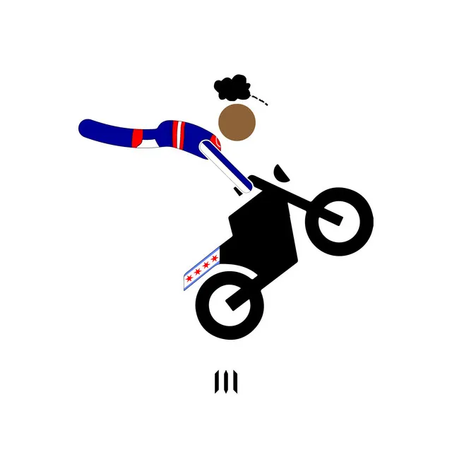 knievel stunts.