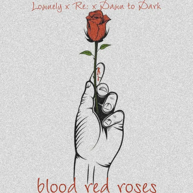 blood red roses