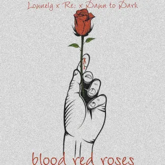 blood red roses by Lownely