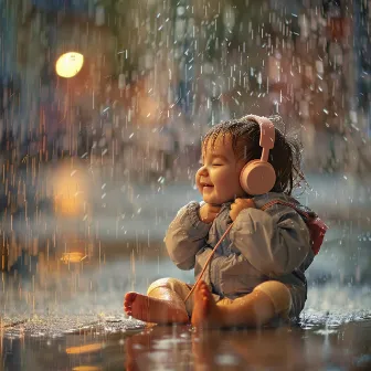 Baby's Rain Melody: Gentle Soundscape by Little lullaby Baby