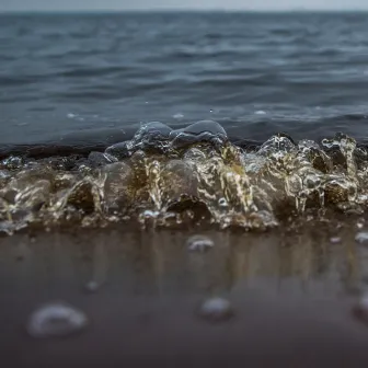 Vigorous Sea Breeze on the Harbor by Beach Waves ASMR