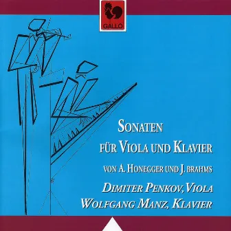 Honegger: Sonata for Viola & Piano, H 28 - Brahms: Sonata No. 1 & 2 for Viola & Piano, Op. 120 by Wolfgang Manz