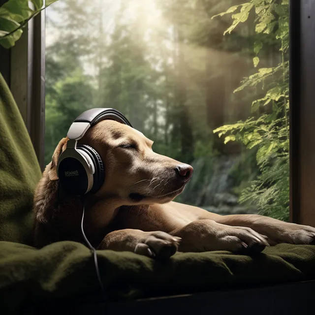 Canine Drizzle: Rain Music for Dog Relaxation