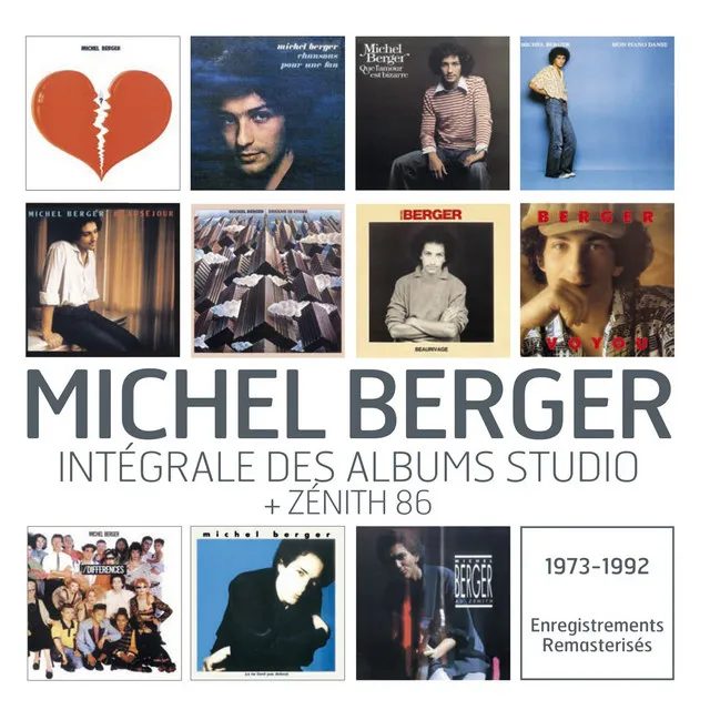 Michel Berger : Intégrale des albums studios + live