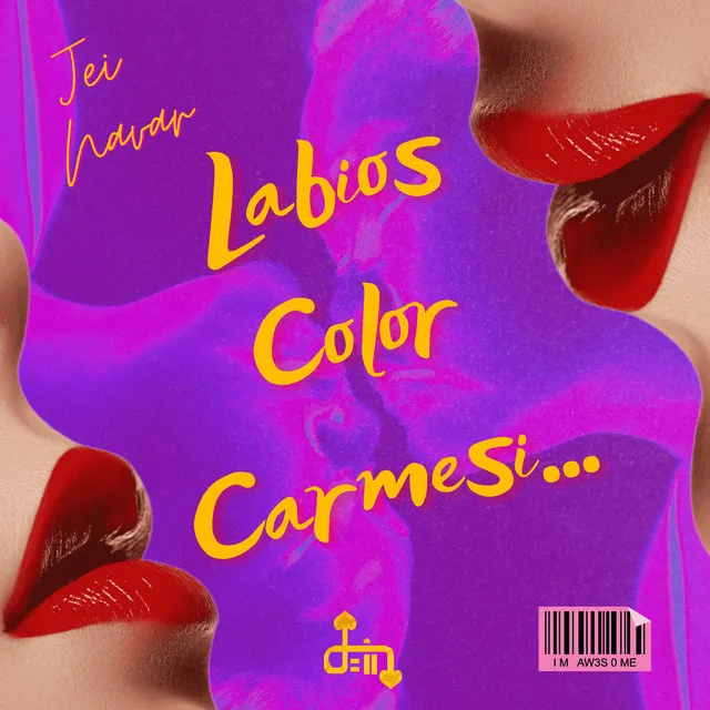 Labios Color Carmesí