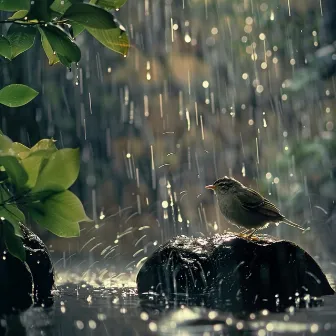 Calming Nature Meditation: Binaural Rain and Birds by Easy Morning Music