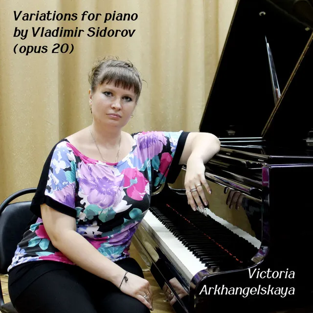 Variations for piano by Vladimir Sidorov - opus 20