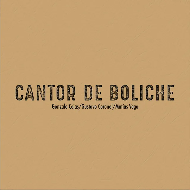 Cantor de Boliche