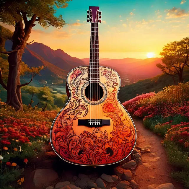 Relaxation Path: Serene Guitar Patterns