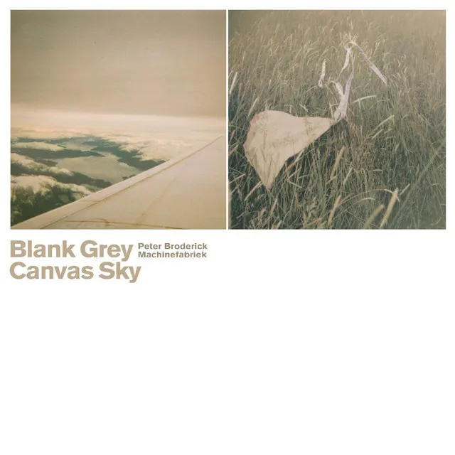 Blank Grey Canvas Sky