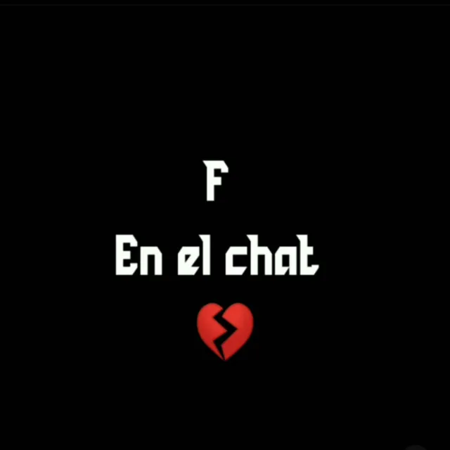 F en el chat