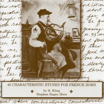 40 Characteristic Etudes for French Horns by Henri Kling