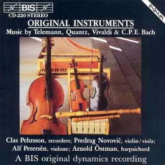 Telemann / Quantz / Vivaldi / Bach, C.P.E.: Chamber Music for Recorder by Alf Petersen