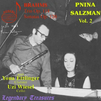 Pnina Salzman Vol.2: Brahms Clarinet Trio & Sonatas (Live) by Yona Ettlinger