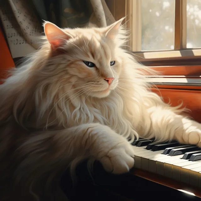 Feline Serenity: Piano Music for Cats' Relaxation