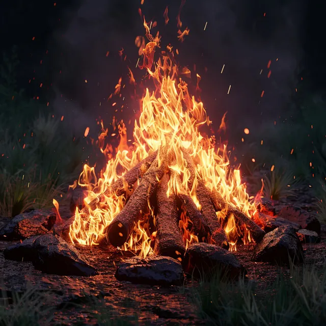 Binaural Campfire: Soothing Flames for Rest