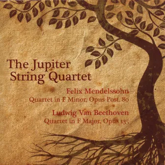 Mendelssohn Beethoven (Mendelssohn: Quartet In F Minor; Beethoven: Quartet In F Major, Op. 13) by The Jupiter String Quartet