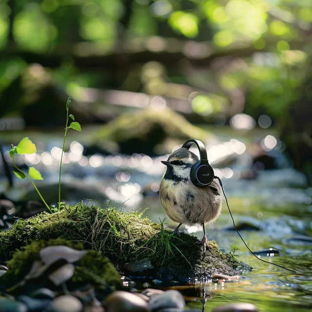 Nature's Study: Binaural Birds and Creek Melodies - 92 96 Hz