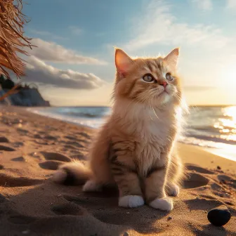 Santuario Oceánico Para Gatos: Ambiente Suave De Olas by Música restaurativa del océano