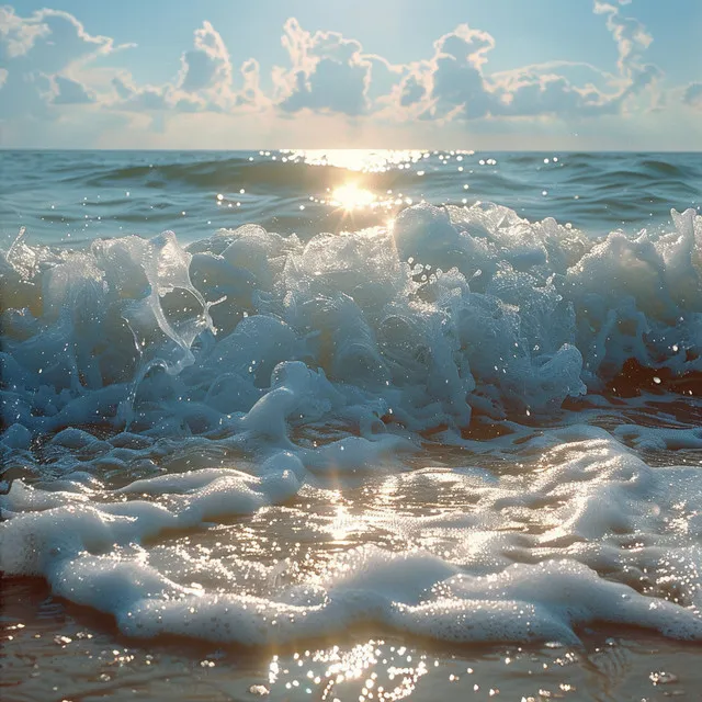 Serenas Olas Del Océano En Relajación Binaural