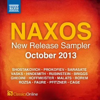 Naxos October 2013 New Release Sampler by Toshiyuki Shimada