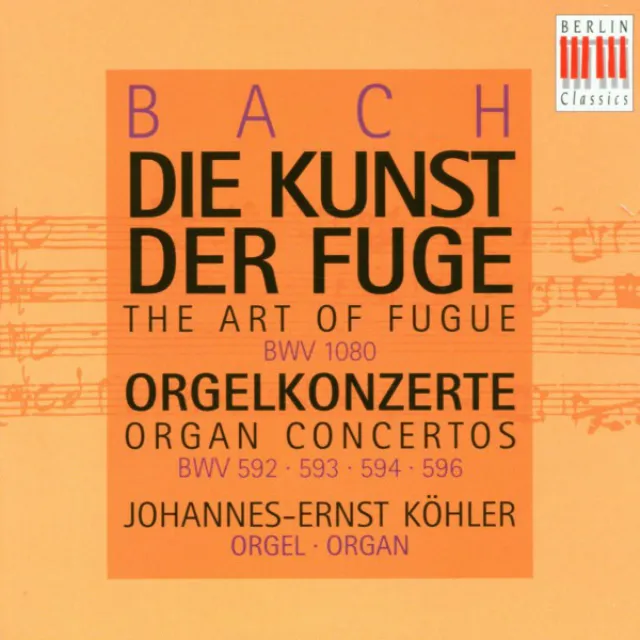 Organ Concerto in G Major, BWV 592: I. —