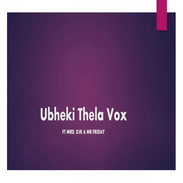 Ubheki Thela Vox