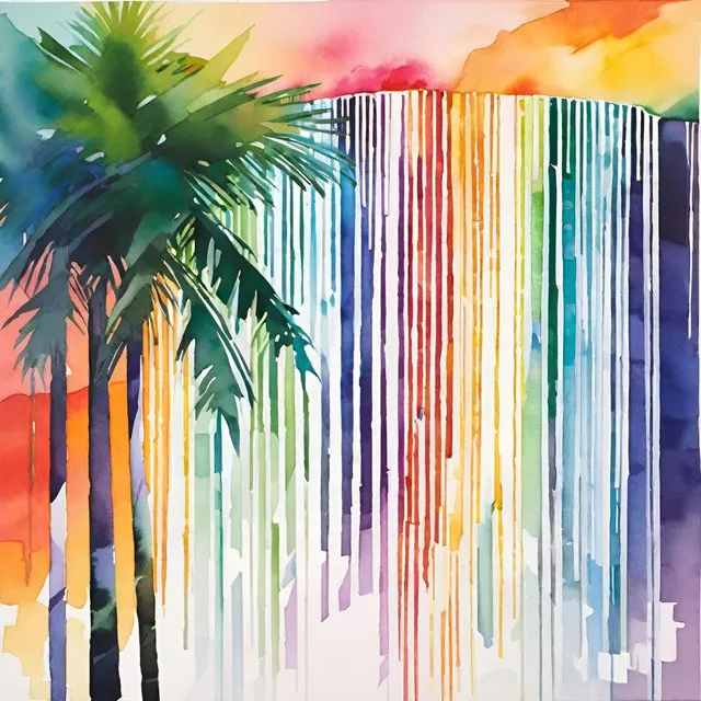 rainbow waterfall