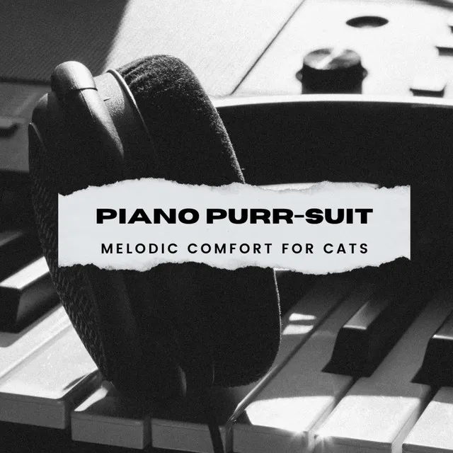 Piano Purr-suit: Melodic Comfort for Cats