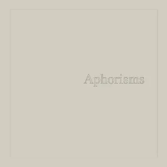 Aphorisms by Graham Lambkin