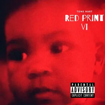 RED PRINT 6 by Tone Hart