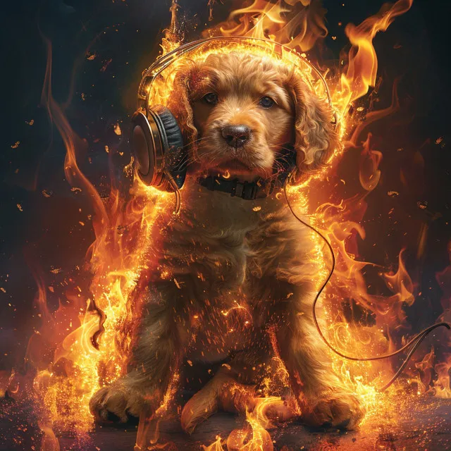 Energetic Fire Dogs Explore