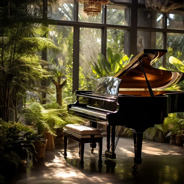 Serene Piano Flowing Waters