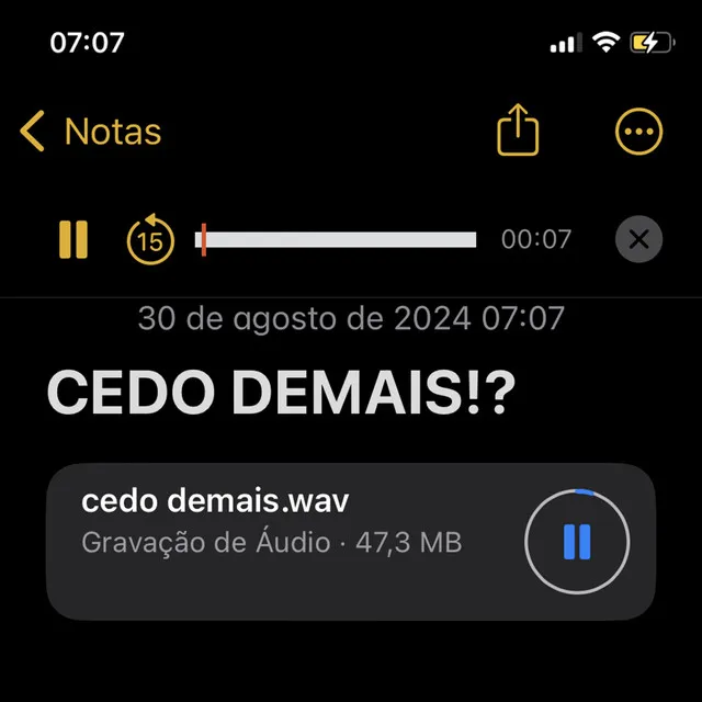 CEDO DEMAIS