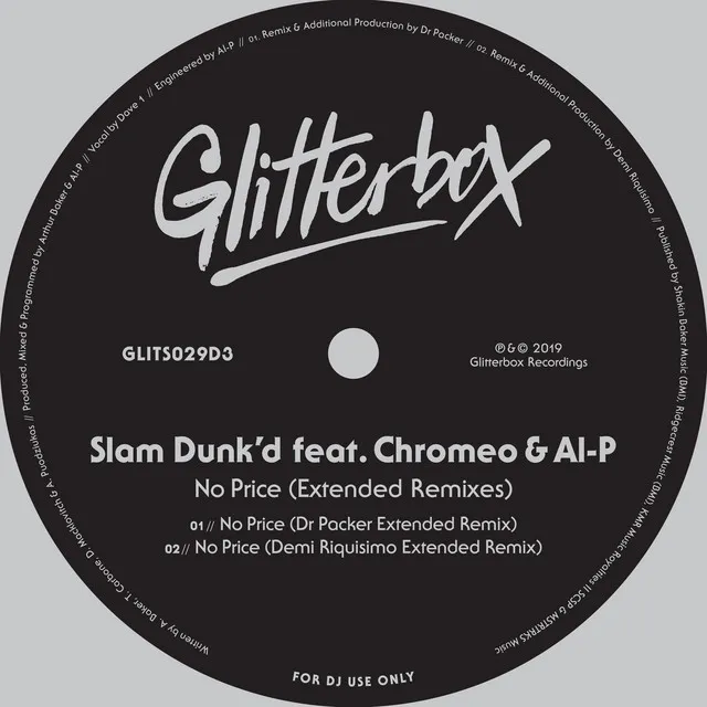 No Price (feat. Chromeo & Al-P) - Dr Packer Extended Remix