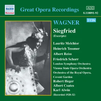 Wagner, R.: Siegfried (Ring Cycle 3) (Excerpts) (Melchior, Tessmer) (1929-1932) by Karl Alwin