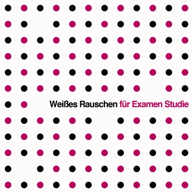 Weißes Rauschen für Examen Studie: Sound Masking & Relax Kollektion Für erhöhte Konzentrationen im Gehirn