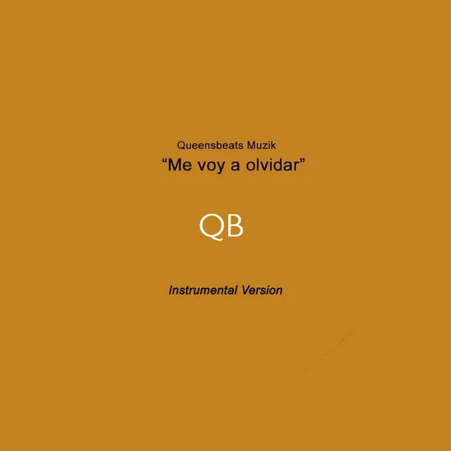 Me Voy a Olvidar (Versión Instrumental)