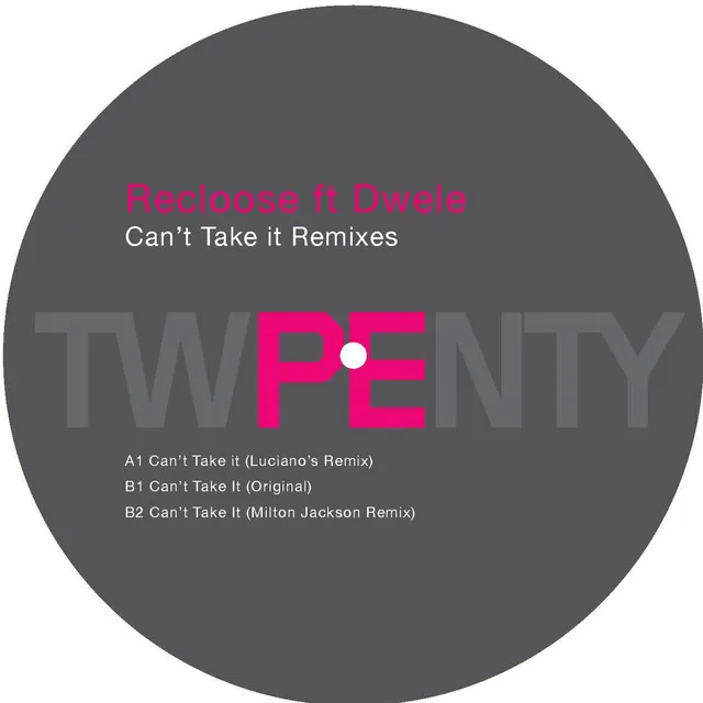 Can't Take It - Milton Jackson Remix