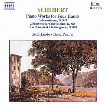 Schubert: Piano Works for Four Hands, Vol. 1 by Ilona Prunyi