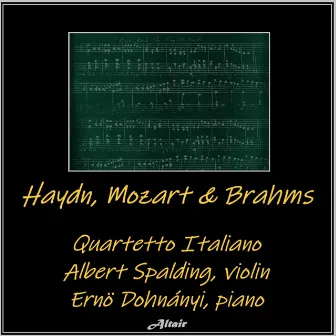 Haydn, Mozart & Brahms by Erno Dohnanyi