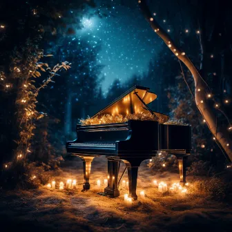 Bocetos De Cielos Estrellados: El Piano Pinta Sueños Cósmicos En Melodías Etéreas by Musica Relajante De Piano Clásica