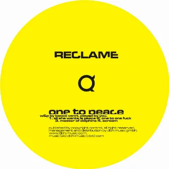 One to Peace EP by Reclame