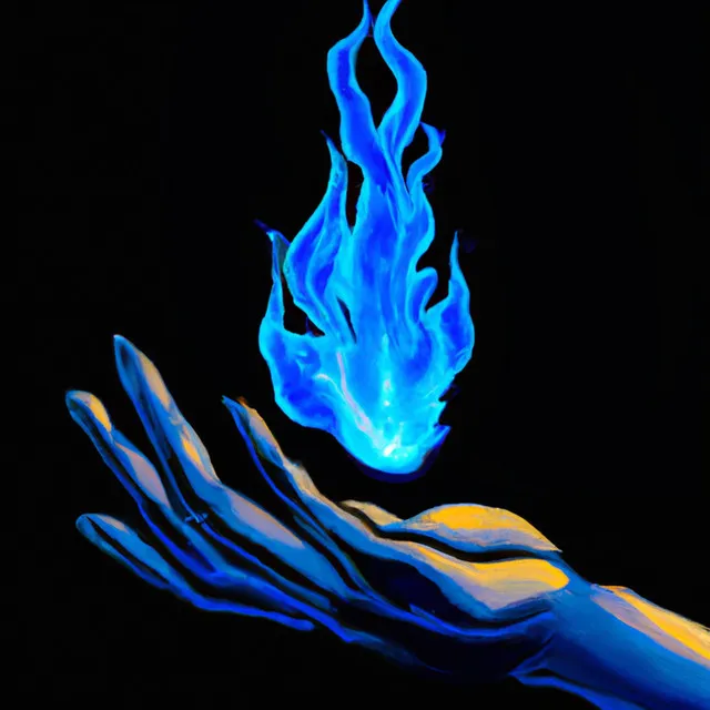 Flamme bleue