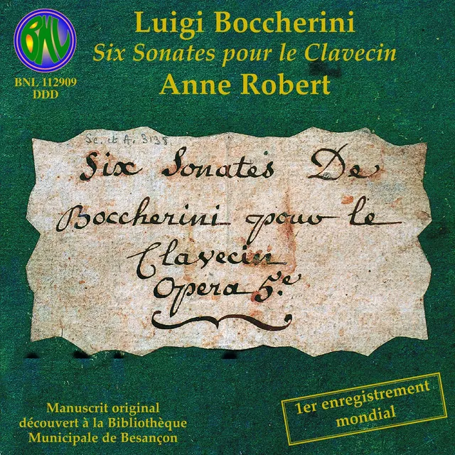 Boccherini: Six sonates pour le clavecin